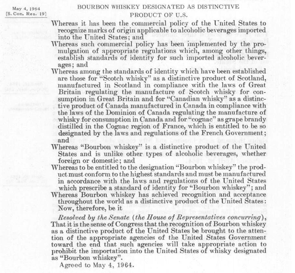 Text of Congressional Resolution 64